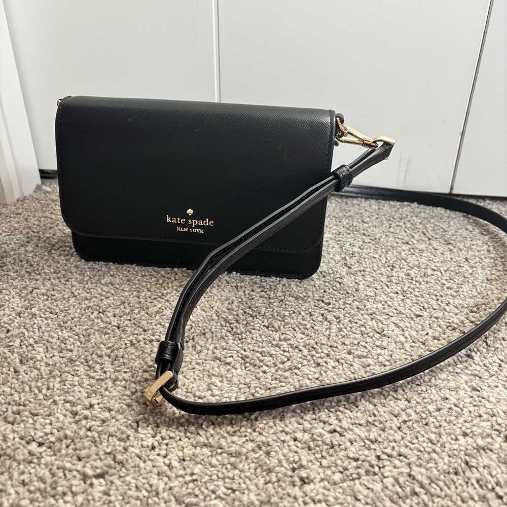 Kate Spade Black Madison Willow Mini Crossbody - Picture 2 of 10